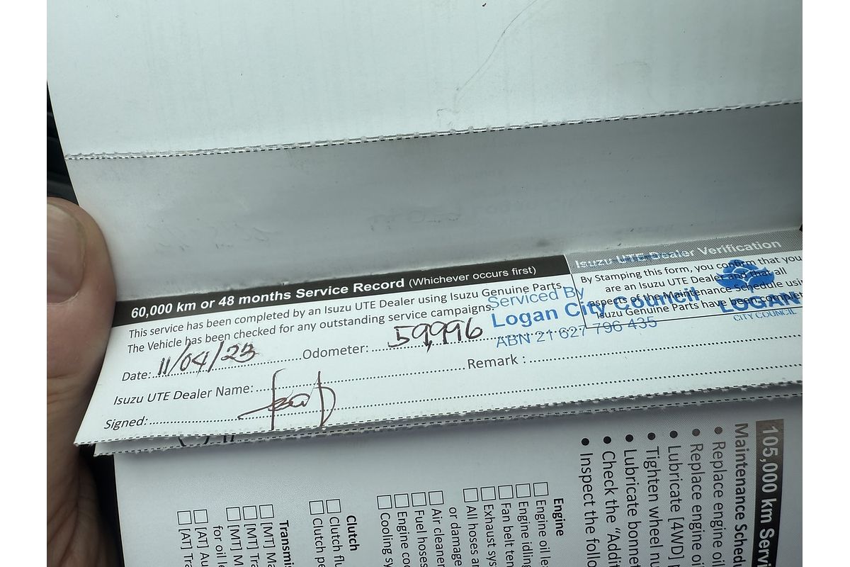 2019 Isuzu D-MAX SX 4X4