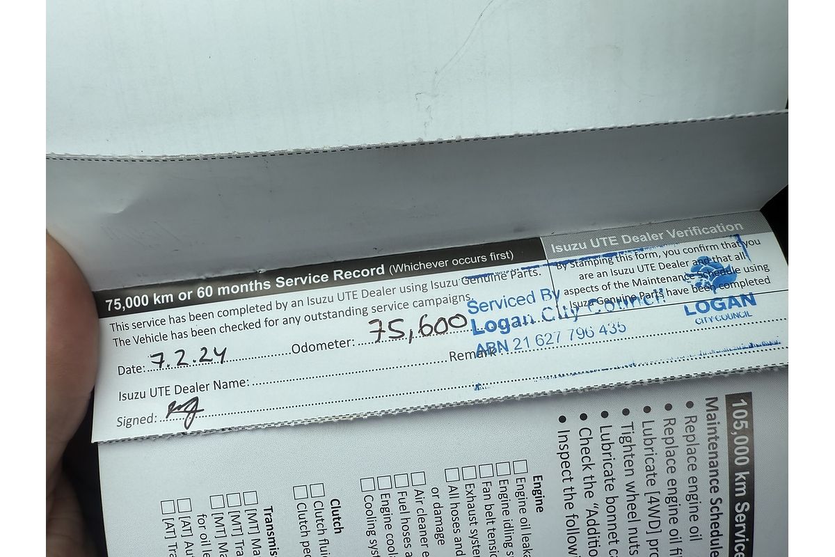 2019 Isuzu D-MAX SX 4X4