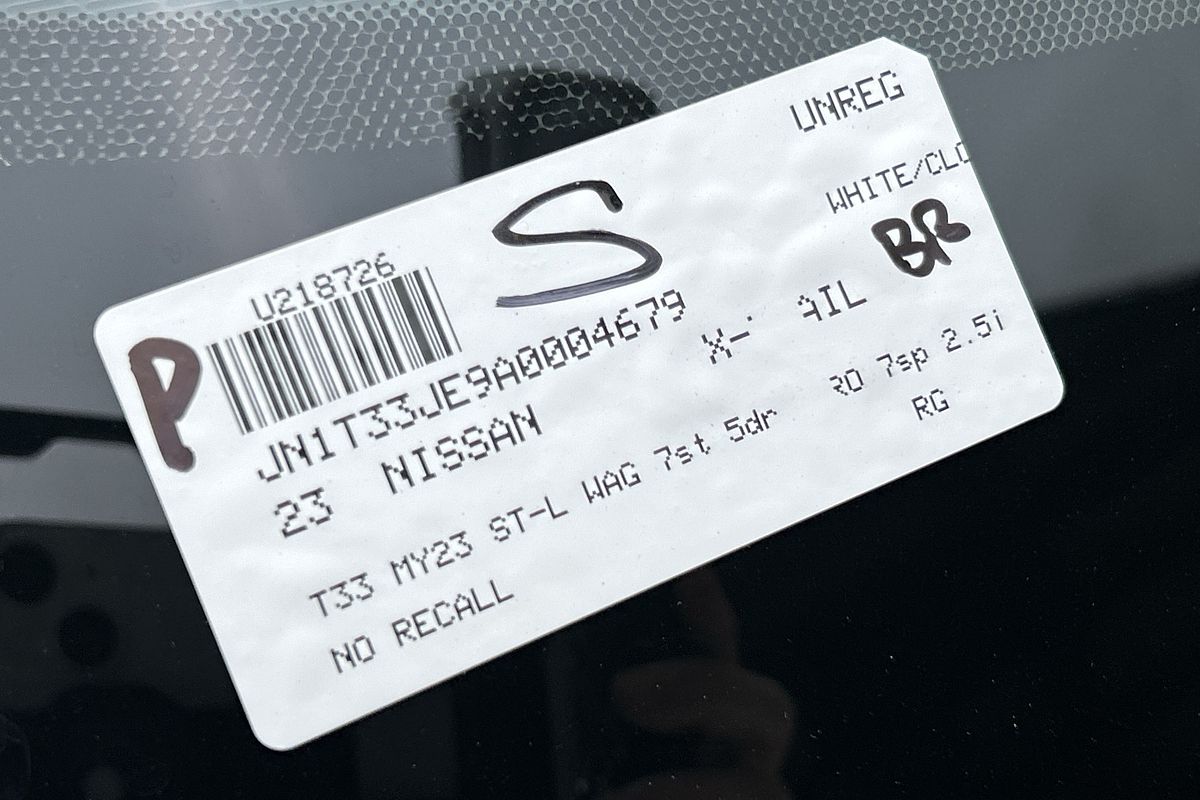 2023 Nissan X-TRAIL ST-L T33