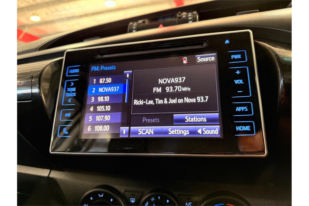 2018 Toyota Hilux SR Hi-Rider GUN136R Rear Wheel Drive