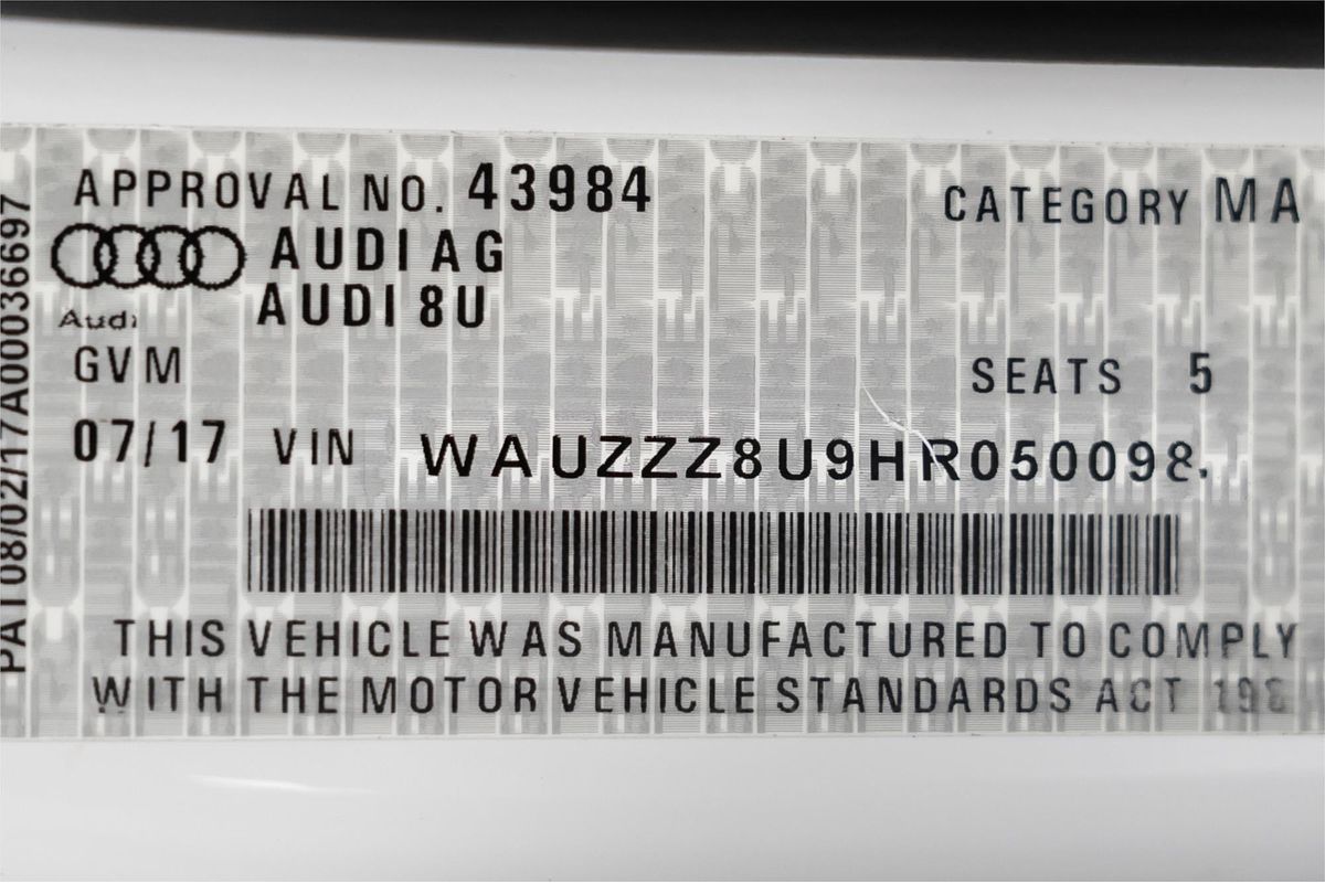 2017 Audi Q3 TDI 8U