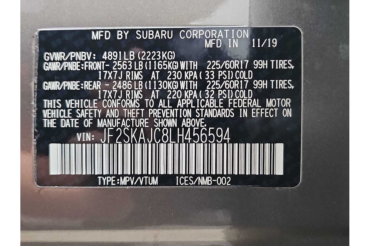 2020 Subaru Forester Premium