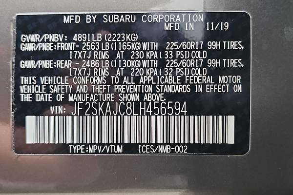 2020 Subaru Forester Premium