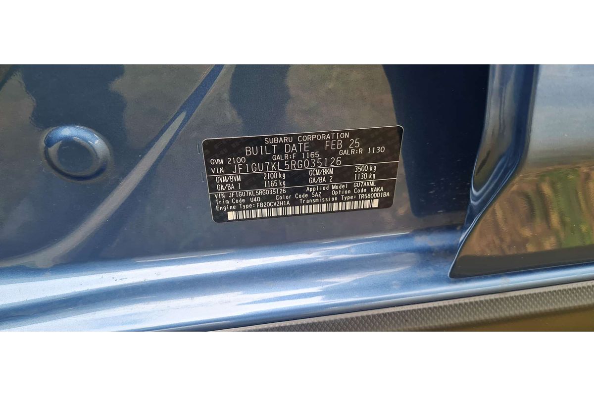 2025 Subaru Crosstrek 2.0L G6X