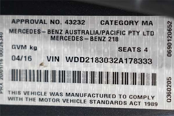 2016 Mercedes-Benz CLS-Class CLS250 d C218