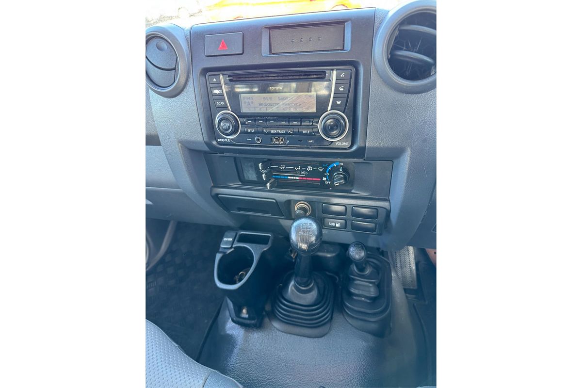2013 Toyota Landcruiser WORKMATE (4x4) 11 SEAT VDJ78R MY12 UPDATE
