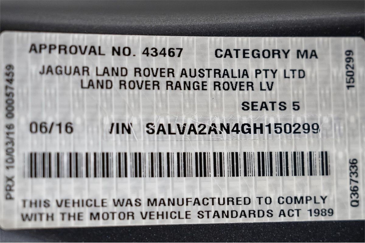 2016 Land Rover Range Rover Evoque TD4 180 SE L538
