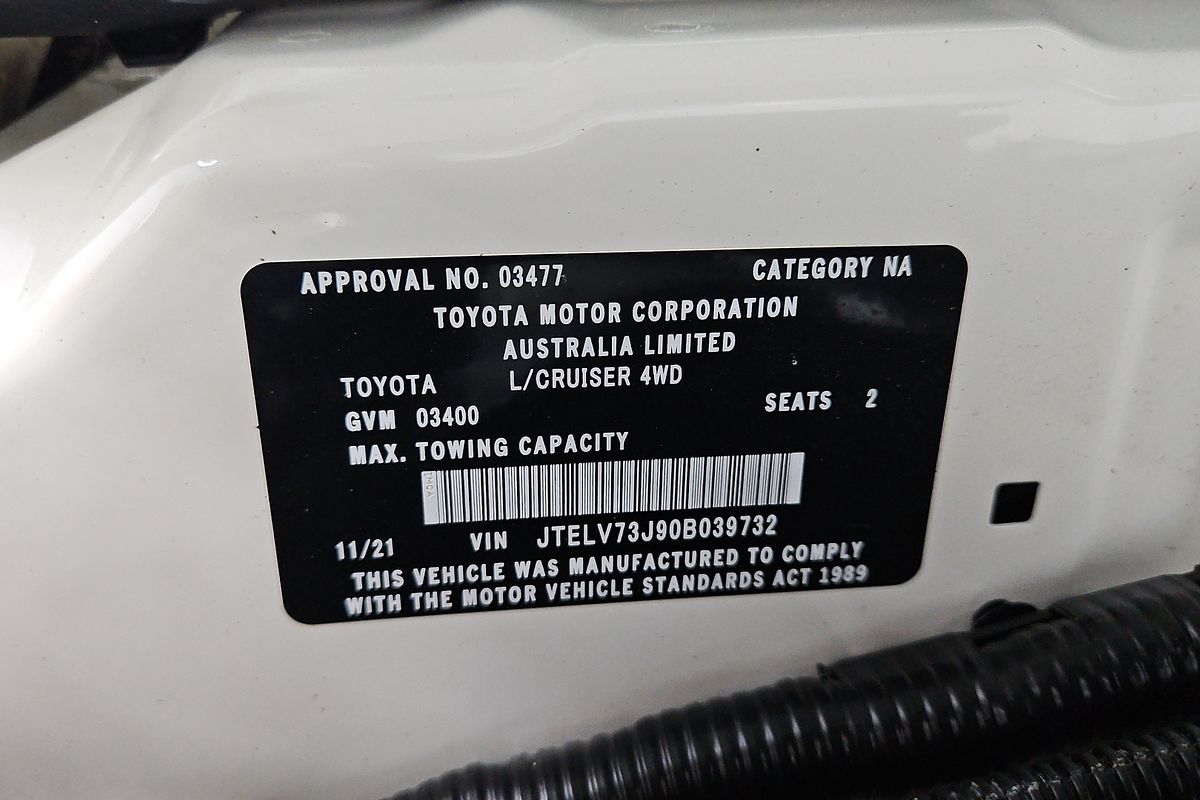 2021 Toyota Landcruiser GXL VDJ79R 4X4