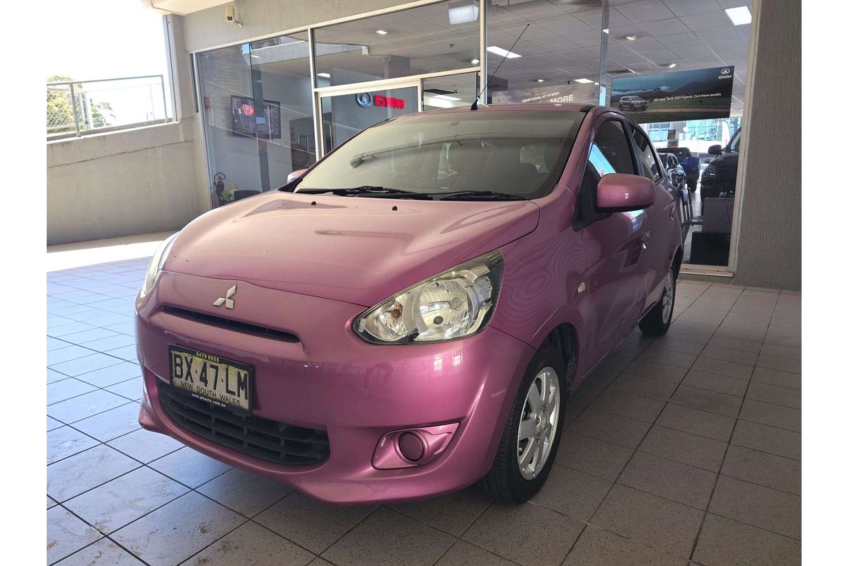 MIRAGE LA ES 1.2L 3Cyl MULTI POINT F/INJ CONTINUOUS VARIABLE 5D HATCHBACK 