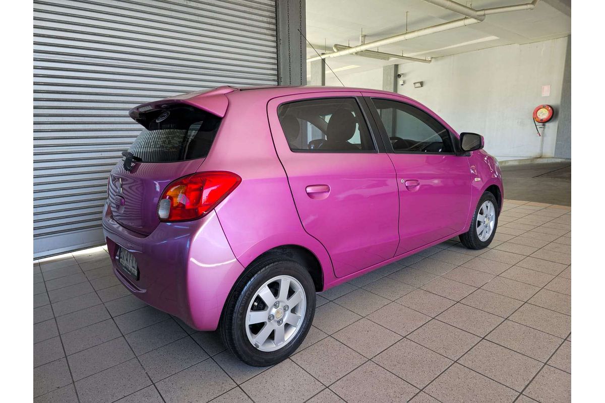 MIRAGE LA ES 1.2L 3Cyl MULTI POINT F/INJ CONTINUOUS VARIABLE 5D HATCHBACK 