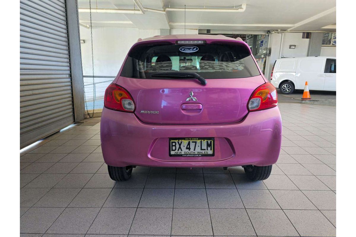 MIRAGE LA ES 1.2L 3Cyl MULTI POINT F/INJ CONTINUOUS VARIABLE 5D HATCHBACK 