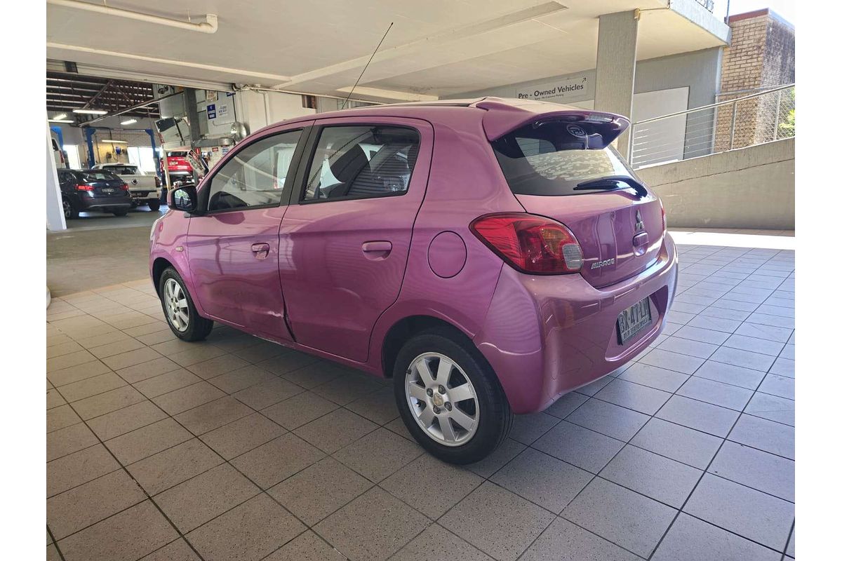 MIRAGE LA ES 1.2L 3Cyl MULTI POINT F/INJ CONTINUOUS VARIABLE 5D HATCHBACK 