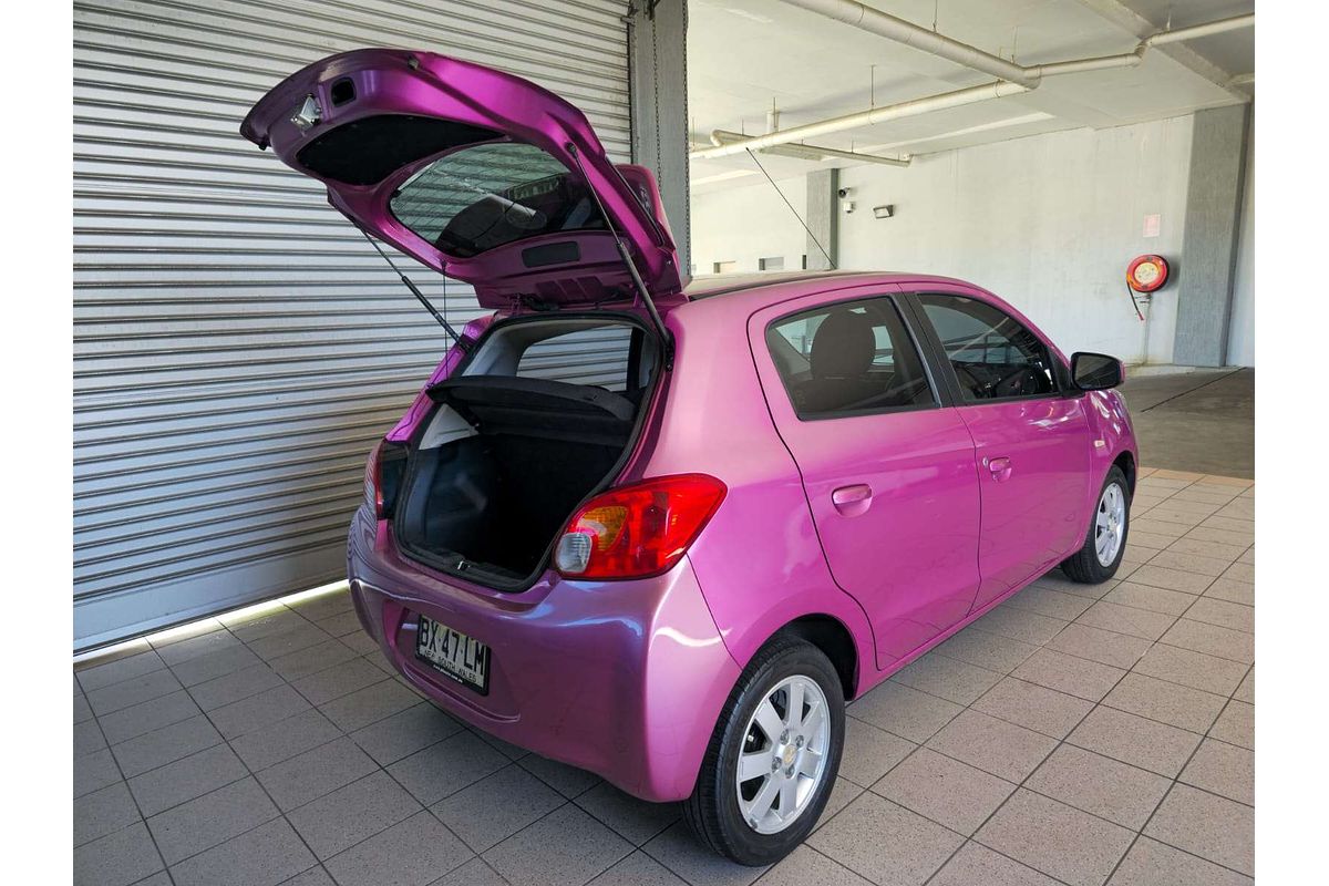 MIRAGE LA ES 1.2L 3Cyl MULTI POINT F/INJ CONTINUOUS VARIABLE 5D HATCHBACK 