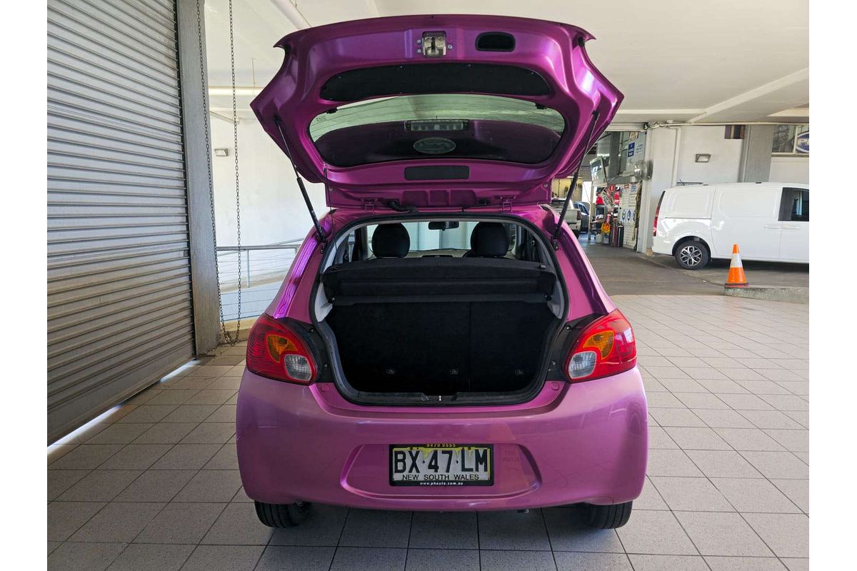 MIRAGE LA ES 1.2L 3Cyl MULTI POINT F/INJ CONTINUOUS VARIABLE 5D HATCHBACK 