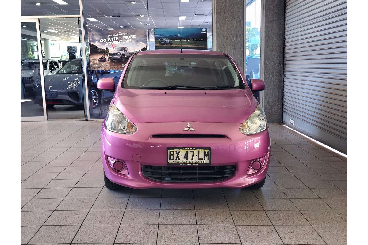 MIRAGE LA ES 1.2L 3Cyl MULTI POINT F/INJ CONTINUOUS VARIABLE 5D HATCHBACK 