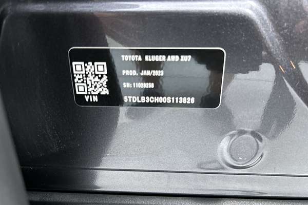 2023 Toyota Kluger GX AXUH78R