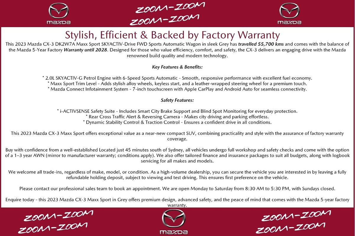 2023 Mazda CX-3 Maxx Sport DK