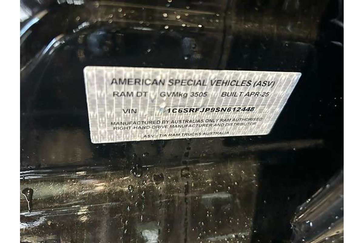 2025 RAM 1500 Laramie Sport Hurricane SO RamBox DT 4X4 SWB