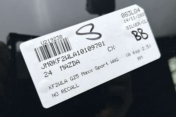 2024 Mazda CX-5 G25 Maxx Sport KF Series