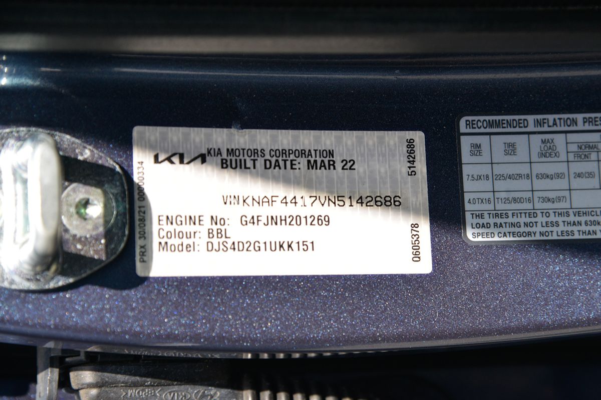 2022 Kia Cerato GT BD