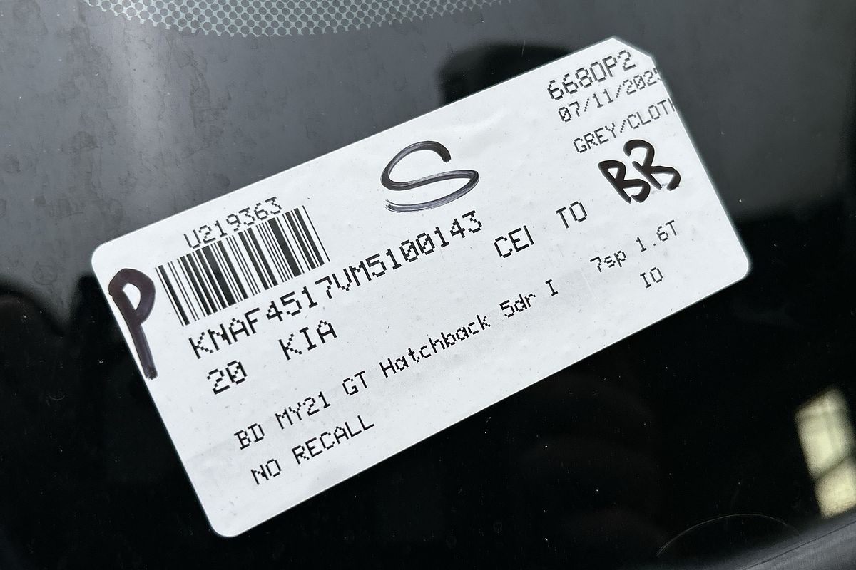 2020 Kia Cerato GT BD