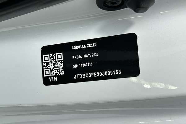 2023 Toyota Corolla Ascent Sport Hybrid ZWE219R