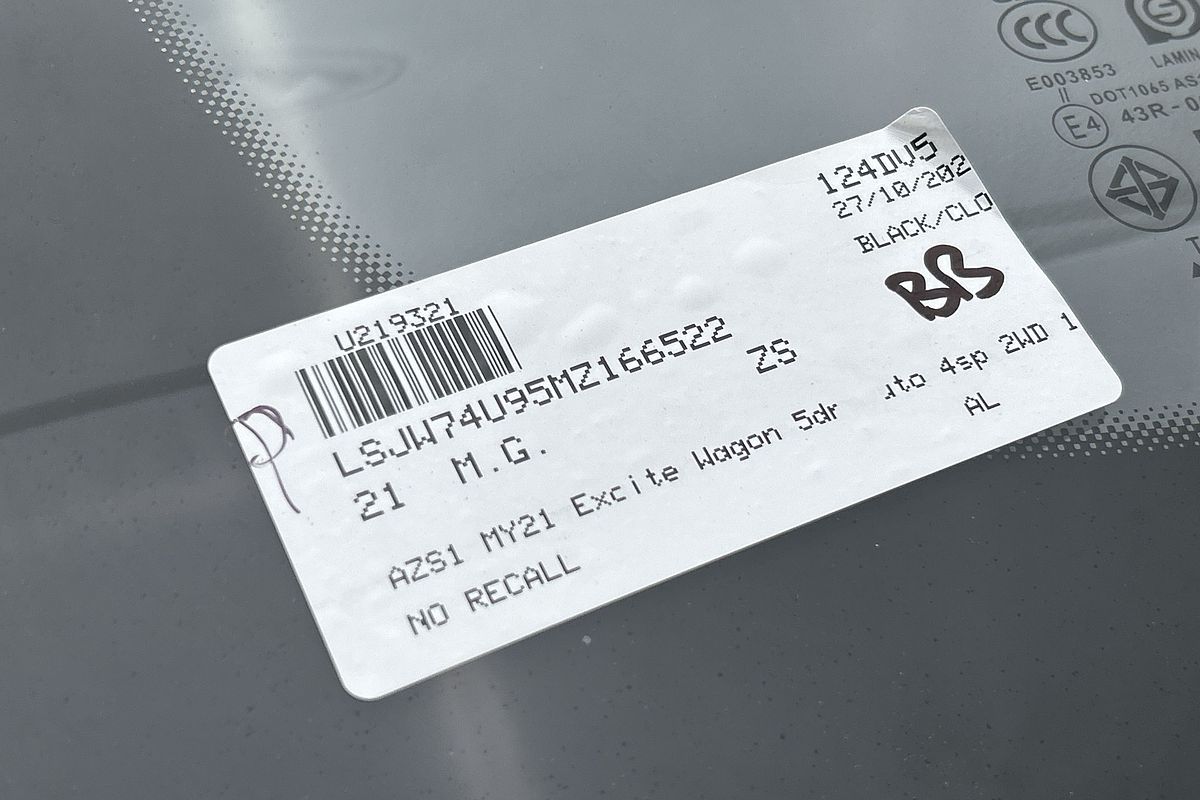 2021 MG ZS Excite AZS1