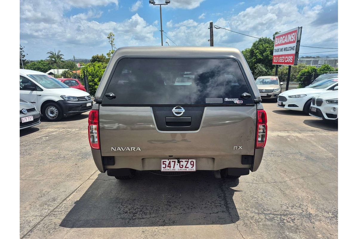 2012 Nissan Navara RX D40 Series 7 Rear Wheel Drive