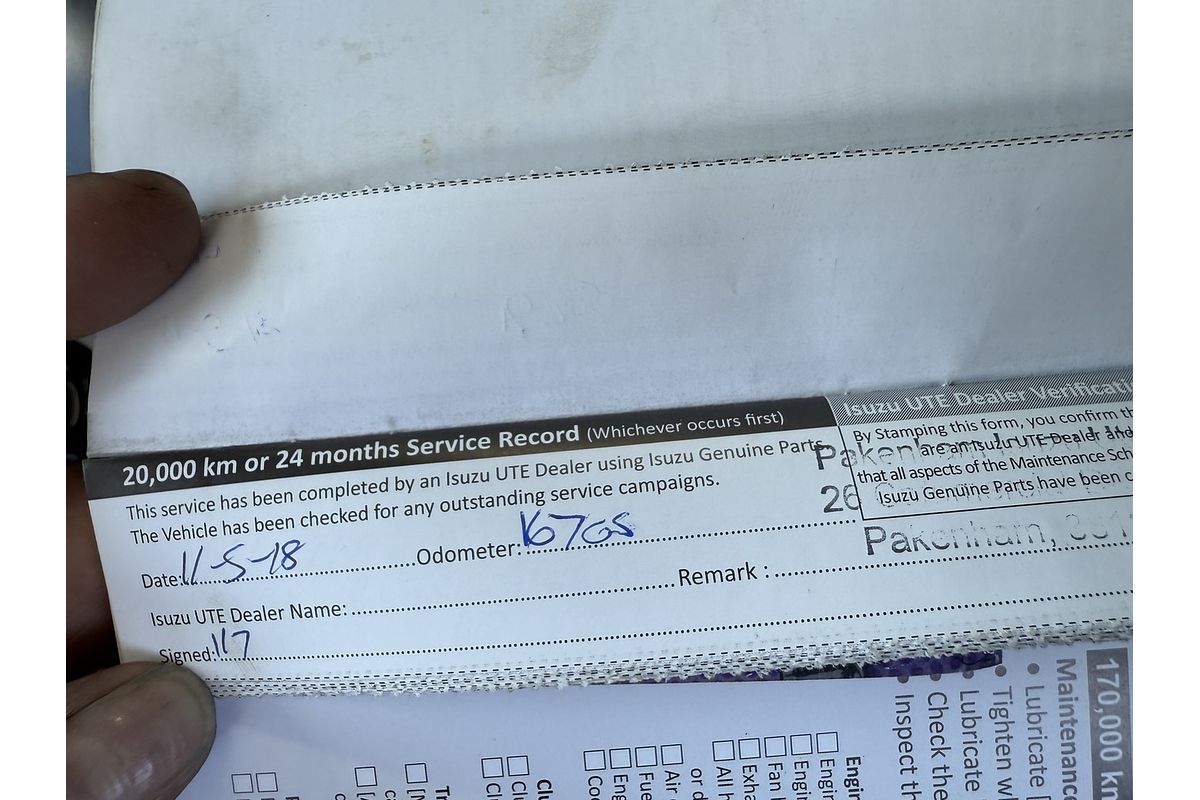 2017 Isuzu D-MAX SX 4X4