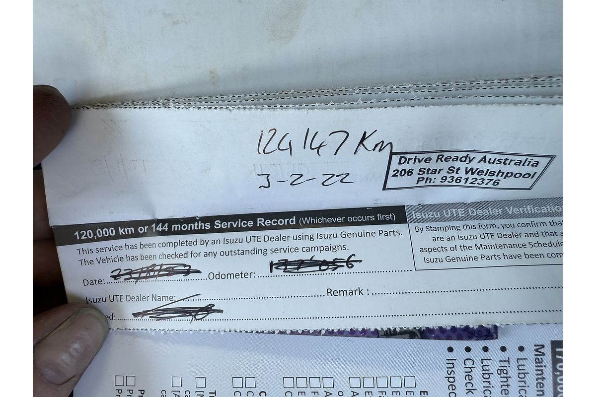 2017 Isuzu D-MAX SX 4X4