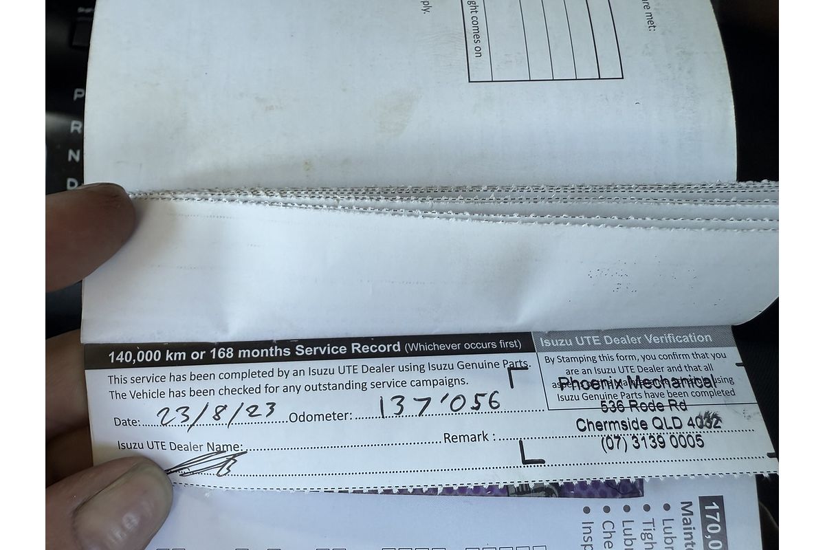 2017 Isuzu D-MAX SX 4X4