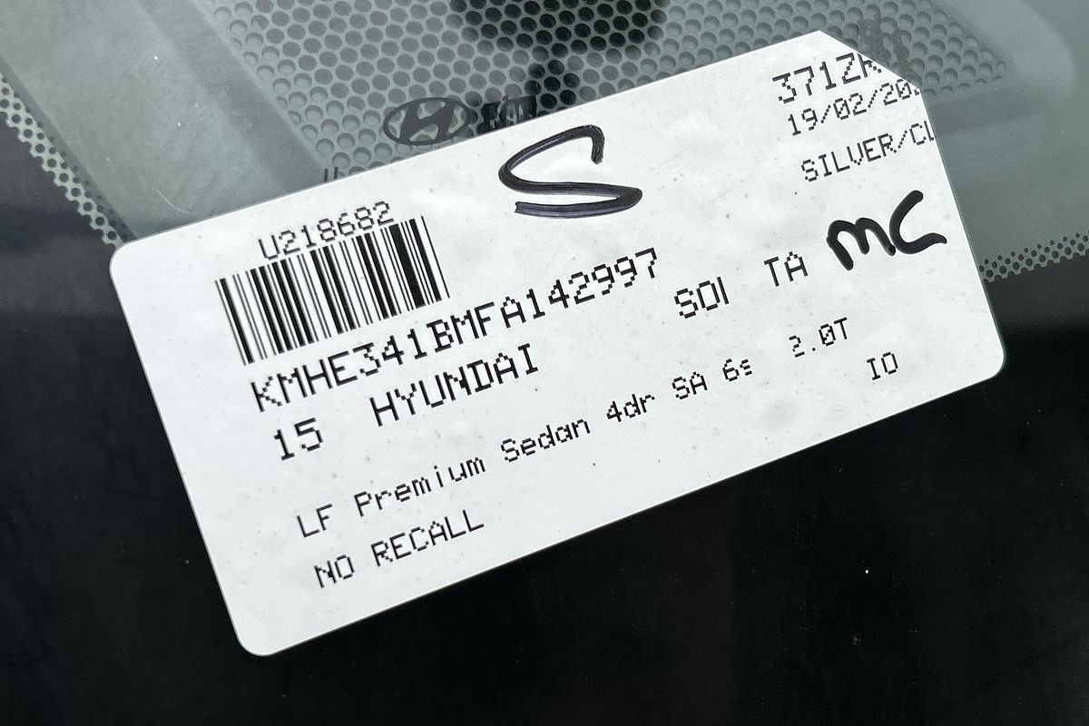 2015 Hyundai Sonata Premium LF