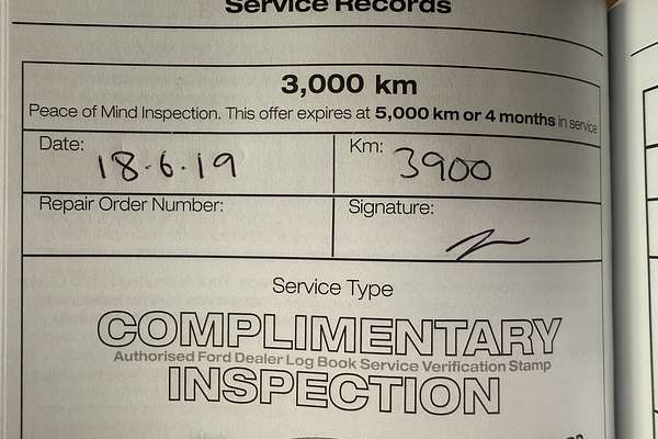 2018 Ford Ranger XL Hi-Rider PX MkIII Rear Wheel Drive 2.2L