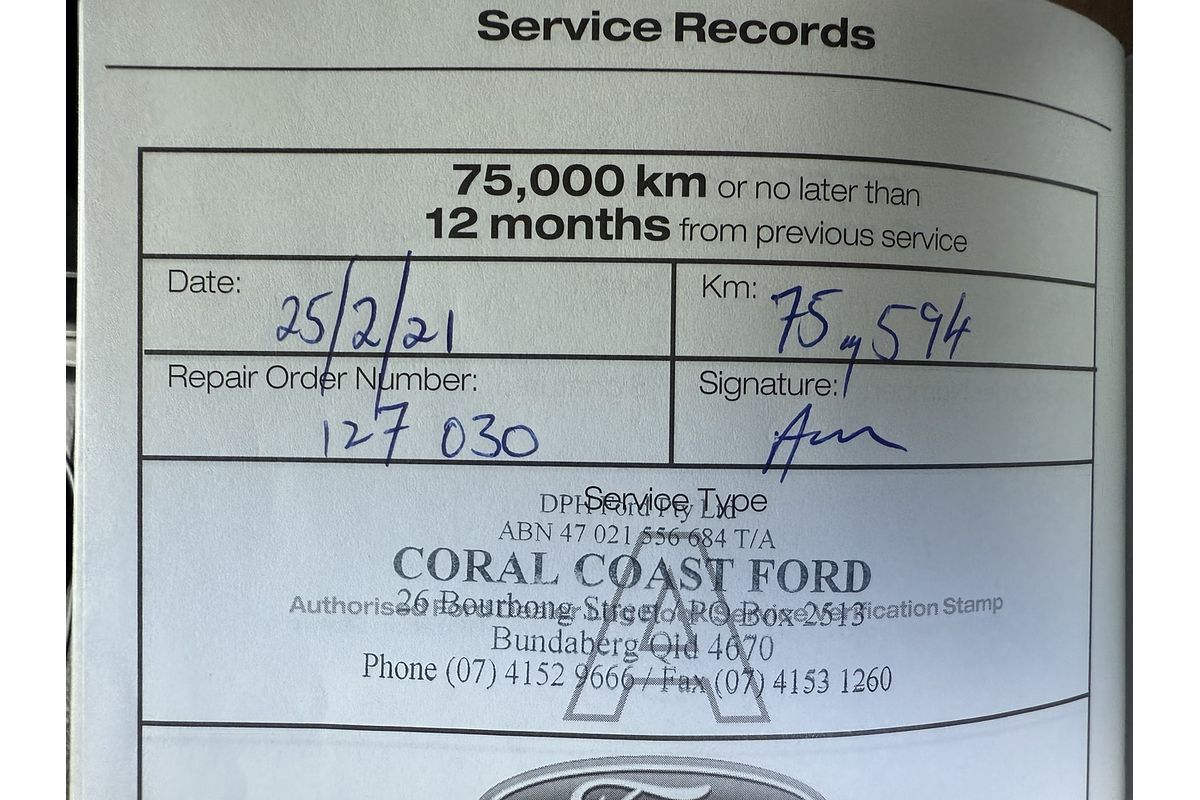 2018 Ford Ranger XL PX MkII 4X4 3.2L