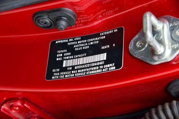 2020 Toyota Hilux Rugged X GUN126R 4X4