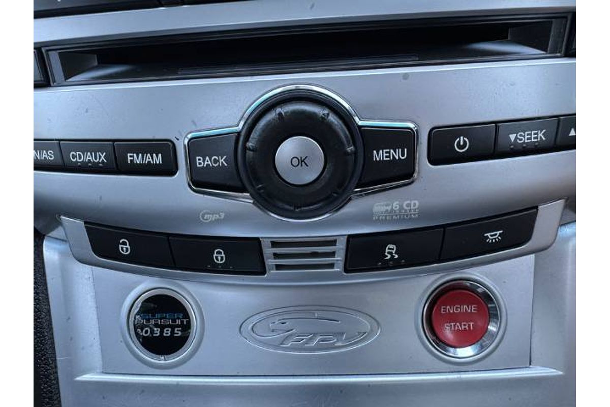 2010 Ford Performance Vehicles Super Pursuit FG Rear Wheel Drive