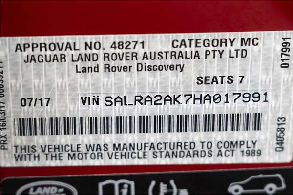 2017 Land Rover Discovery TD6 HSE Series 5