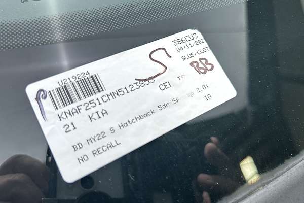 2021 Kia Cerato S BD