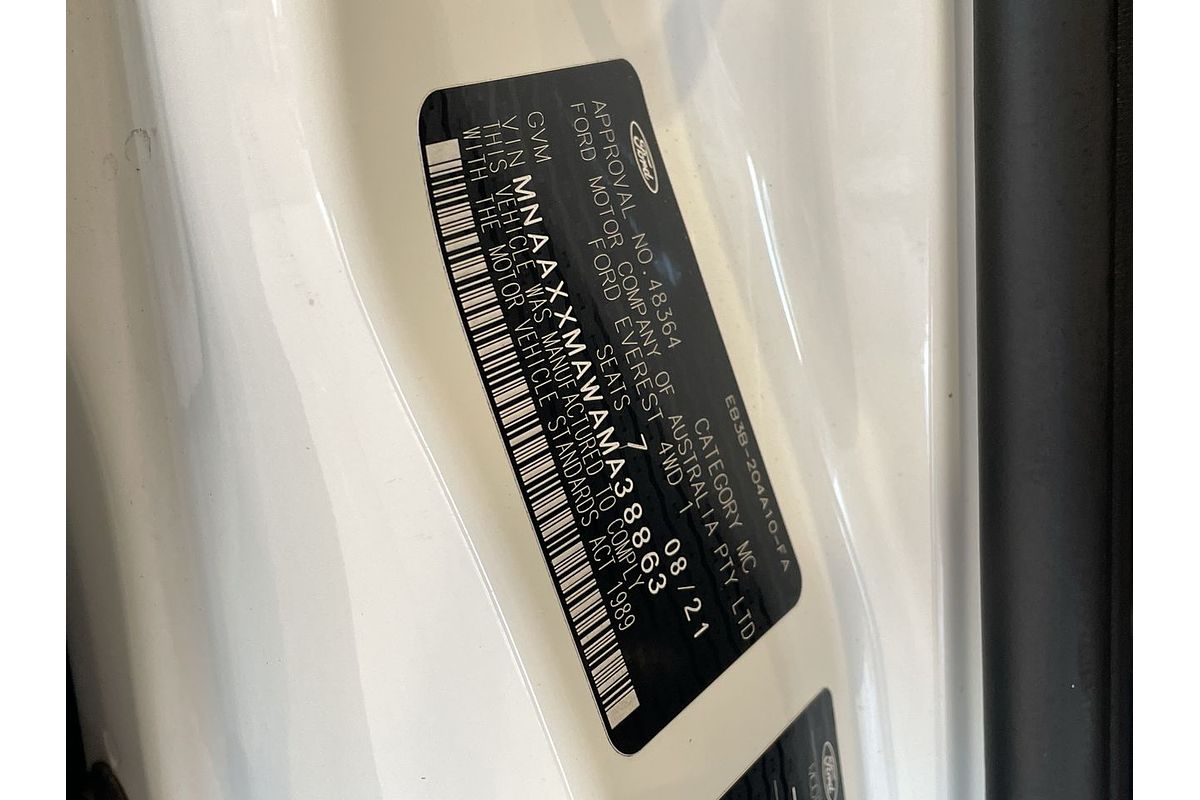 2021 Ford Everest Trend UA II 2.0L