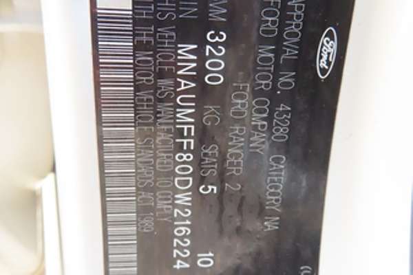 2013 Ford Ranger XL Hi-Rider PX Rear Wheel Drive 2.2L