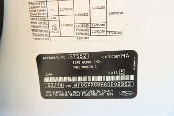 2014 Ford Mondeo LX TDCi MC