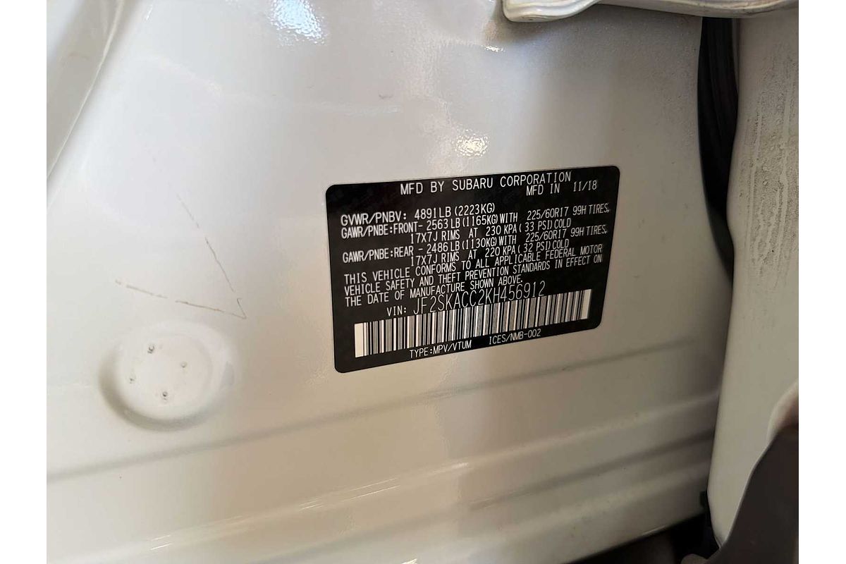 2019 Subaru Forester