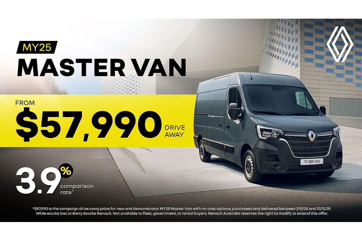 2024 Renault Master Pro 110kW X62 Phase 2 MWB Mid Roof