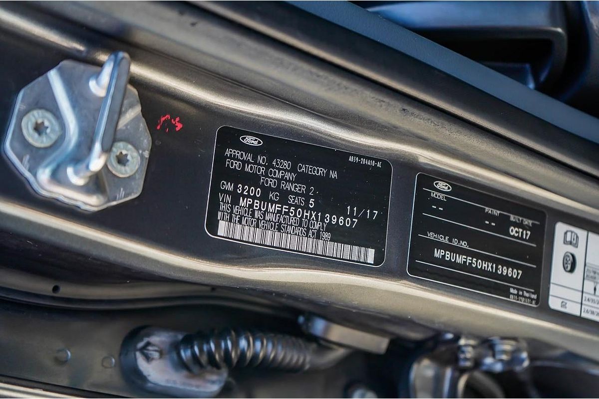 2017 Ford Ranger XLT PX MkII 4X4 3.2L
