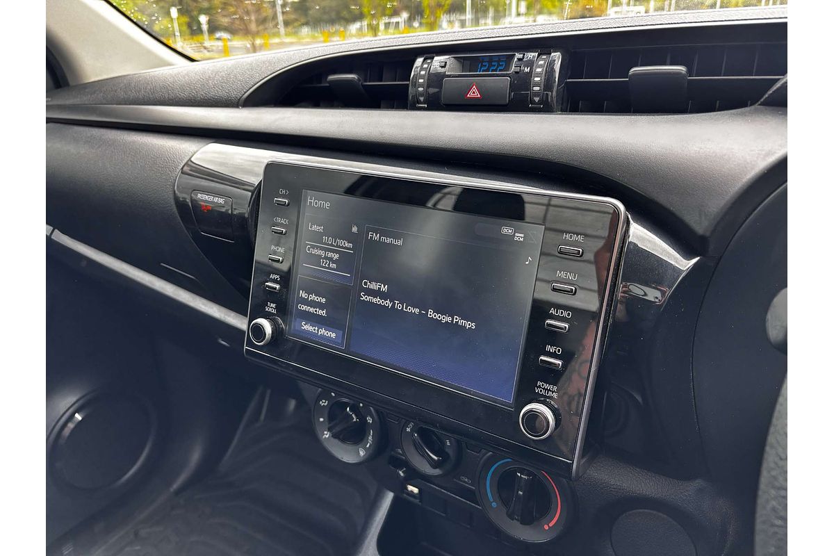 2022 Toyota Hilux Workmate TGN121R Rear Wheel Drive