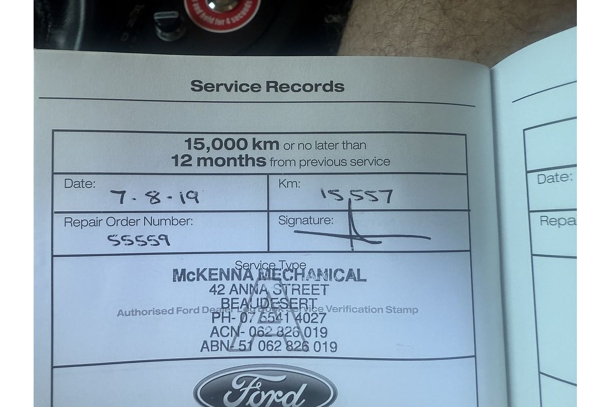 2018 Ford Ranger XL Hi-Rider PX MkIII Rear Wheel Drive 2.2L