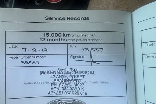 2018 Ford Ranger XL Hi-Rider PX MkIII Rear Wheel Drive 2.2L