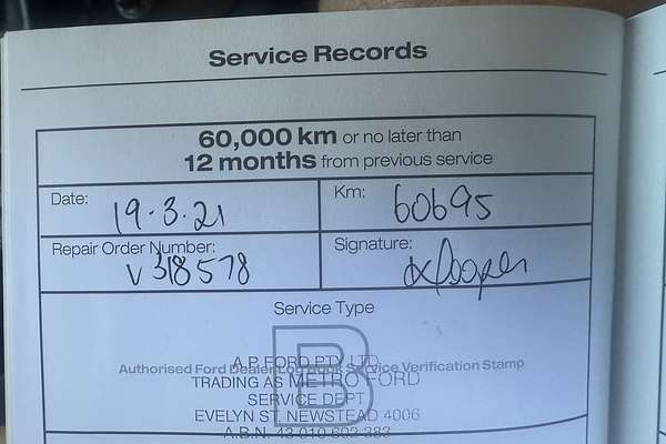 2018 Ford Ranger XL Hi-Rider PX MkIII Rear Wheel Drive 2.2L