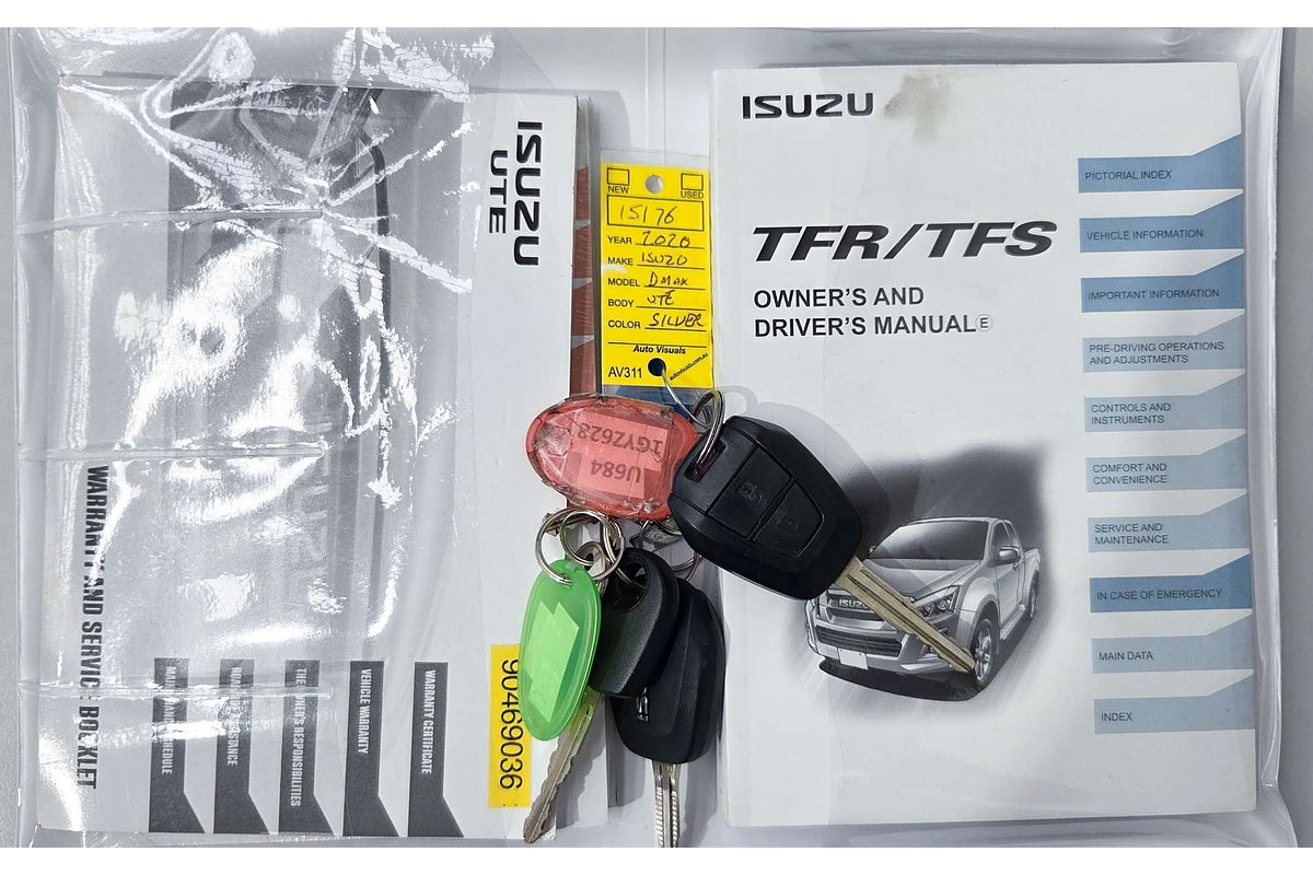 2020 Isuzu D-MAX SX High Ride Rear Wheel Drive