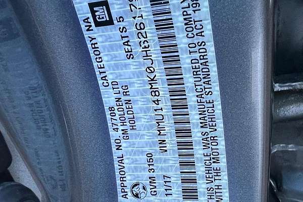 2017 Holden Colorado LTZ RG 4X4